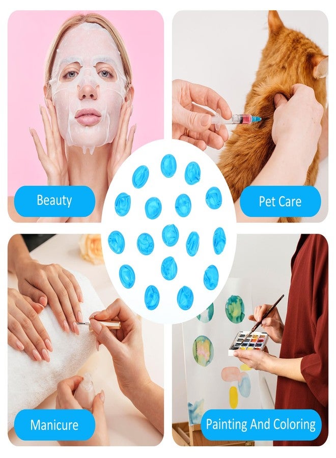 Kifmurase 400 PCS Large Disposable Nitrile Finger Cots, Non-allergenic No Powder Finger Protectors, Finger Covers for Beauty, Manicure, Massage, Electronic Repair (Blue) - Image 5